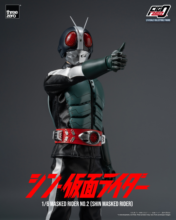 Three Zero FigZero 1/6 Masked Rider No.2 (SHIN MASKED RIDER) | 4895250807969