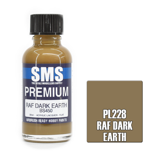 The Scale Modellers Supply (SMS) Premium RAF DARK EARTH 30ml | 744109799440