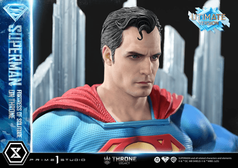 Prime 1 Studio Throne Legacy Superman (Comics) Superman Fortress of Solitude on Throne (Design by Gabriele Dell'Otto) Ultimate Bonus Version | 4582647122162