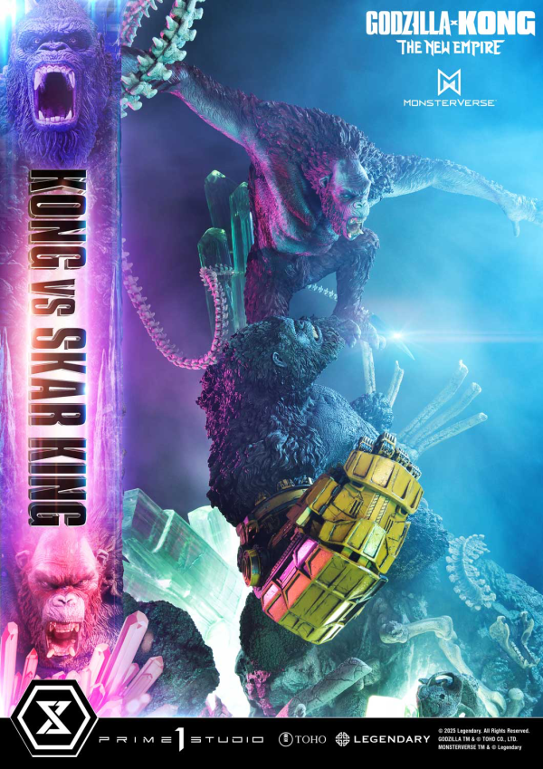 Prime 1 Studio Ultimate Diorama Masterline Godzilla x Kong: The New Empire (Film) Kong vs Skar King Bonus Version | 4582647121707