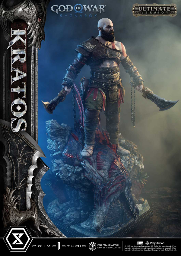 Prime 1 Studio Real Elite Masterline God of War: Ragnarok Kratos Ultimate Version | 4582647120793
