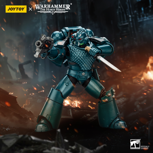 JOYTOY Alpha Legion Headhunter With Banestrike Combi-Bolter And Power Dagger(6927054401406)(6927054401406)
