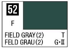 GSI Creos Mr. Color 52 - Field Gray (2) (Flat/Tank)(4973028716504) | 4973028716504
