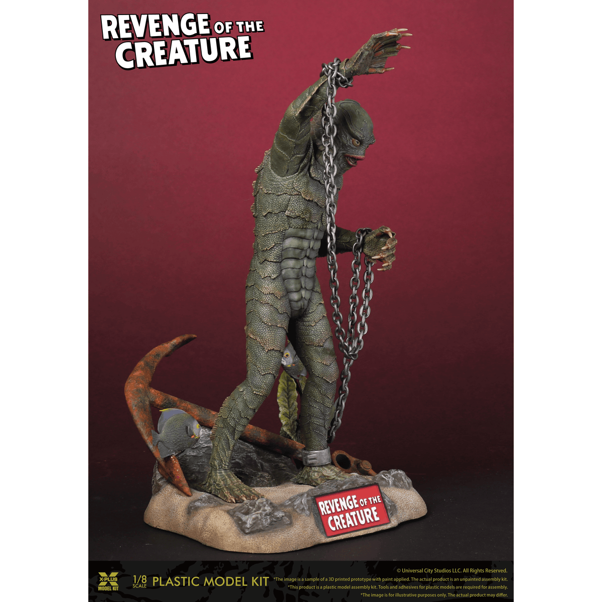 1/8 Scale Revenge of the Creature Plastic Model Kit