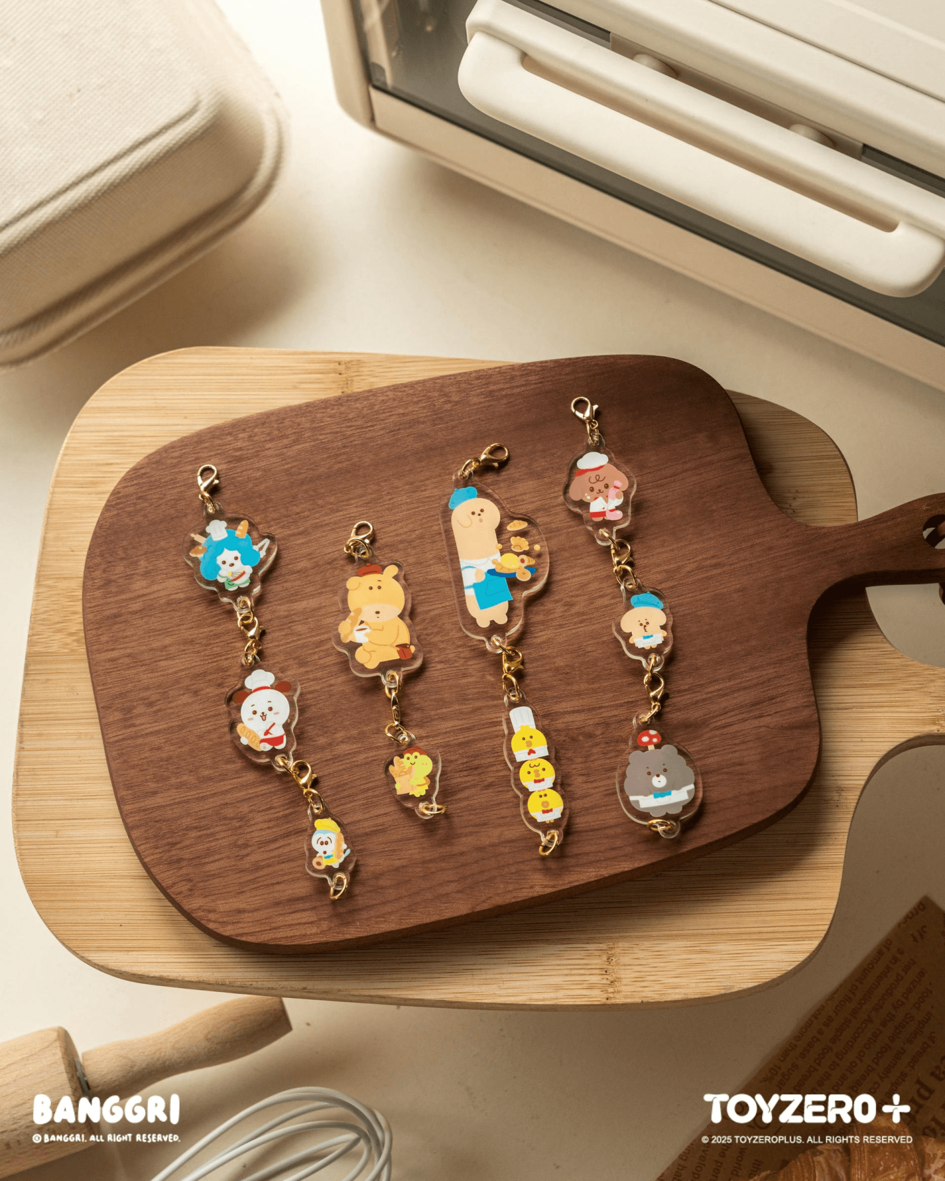 BANGGRI Bakery Series - Acrylic Keychain Set (C) | 6978531760677