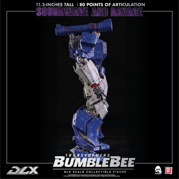 Three Zero Transformers: Bumblebee - DLX Soundwave and Ravage | 4897056202627
