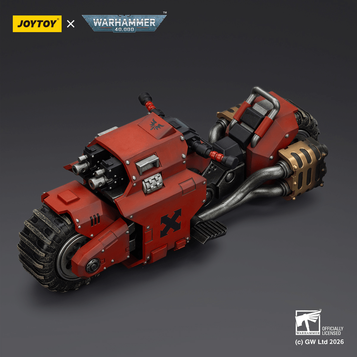 Blood Angels Raider-pattern Combat Bike with twin-linked bolt rifles | 6927054403752