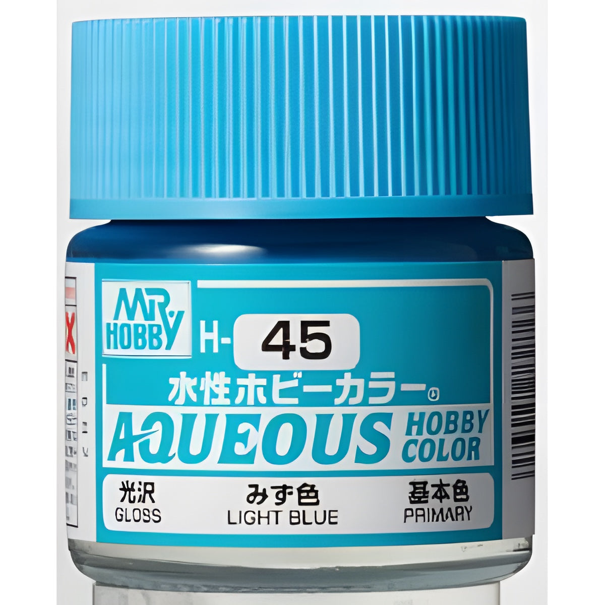 Mr Hobby AQUEOUS HOBBY COLOR - H45 GLOSS LIGHT BLUE (PRIMARY)