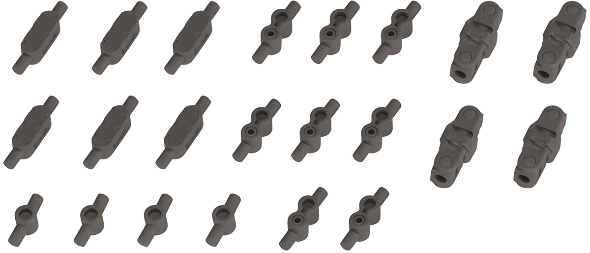 Kotobukiya Mecha Supply20 Joint Set Type D Gunmetallic Ver.