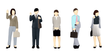 1/80 Scale super minifigure series8 Expert Office Worker Set 2 | 4582362383169