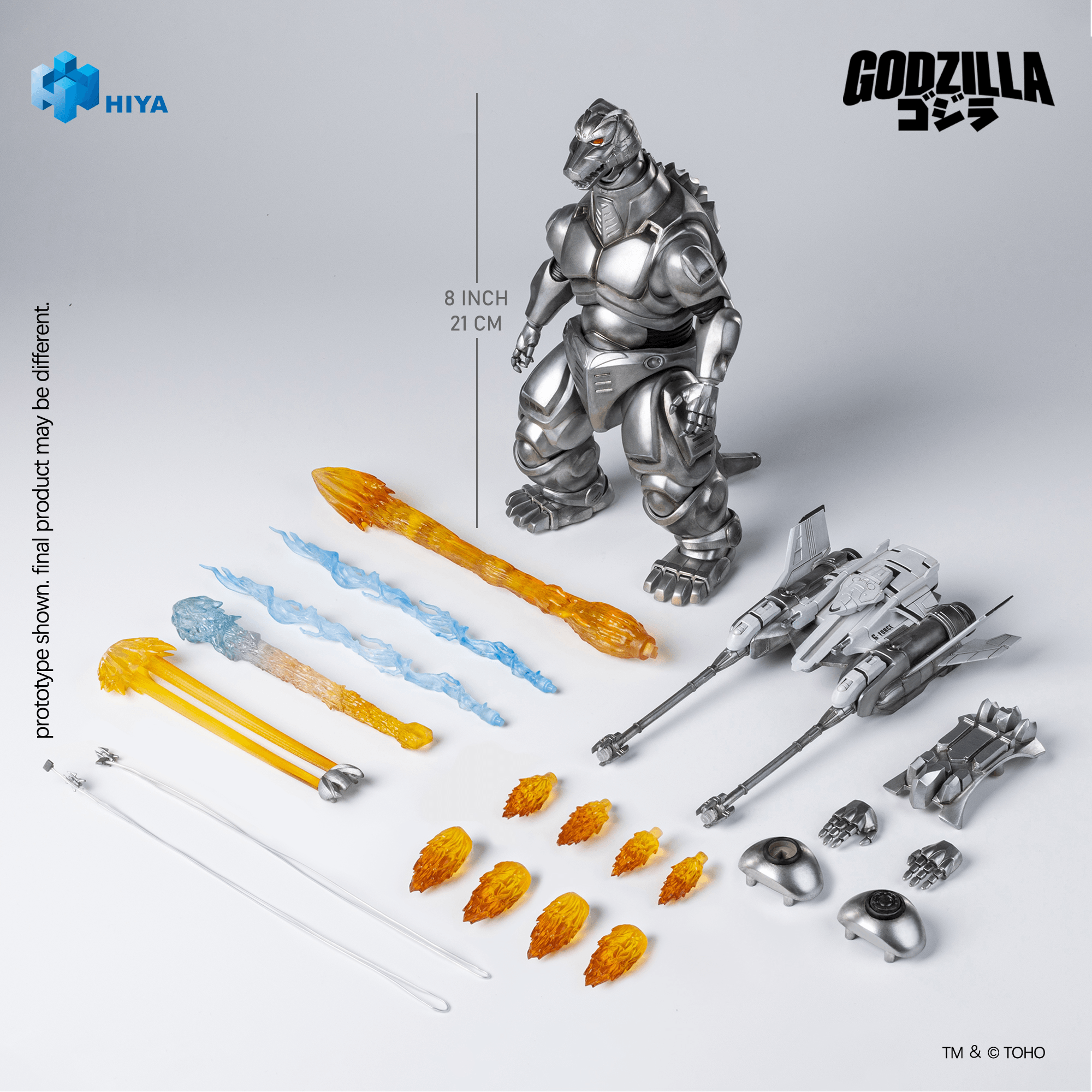 None Scale 8.3 Inch Godzilla vs. Mechagodzilla 1993 Super Mechagodzilla Action Figure