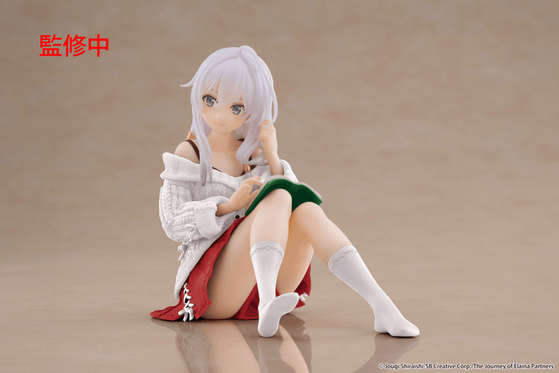 TAITO Wandering Witch: The Journey of Elaina Desktop Cute Figure - Elaina (Casual Clothes Ver.) Renewal | 840342404667