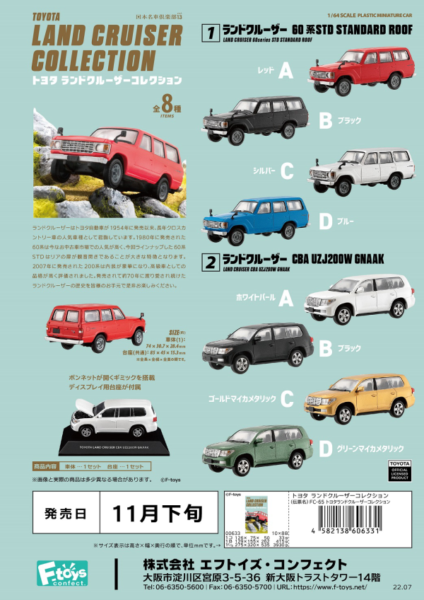 GoodSmile Company TOYOTA LAND CRUISER COLLECTION | 4582138606331