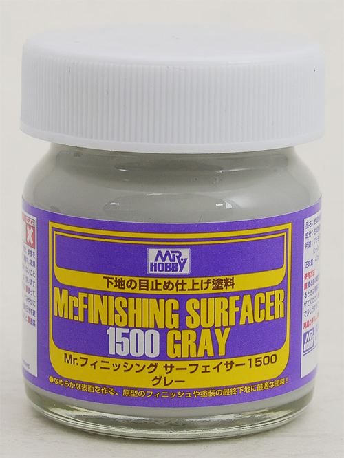 Mr Hobby Mr. Finishing Surfacer 1500 Grey - 40ml | 4973028420210