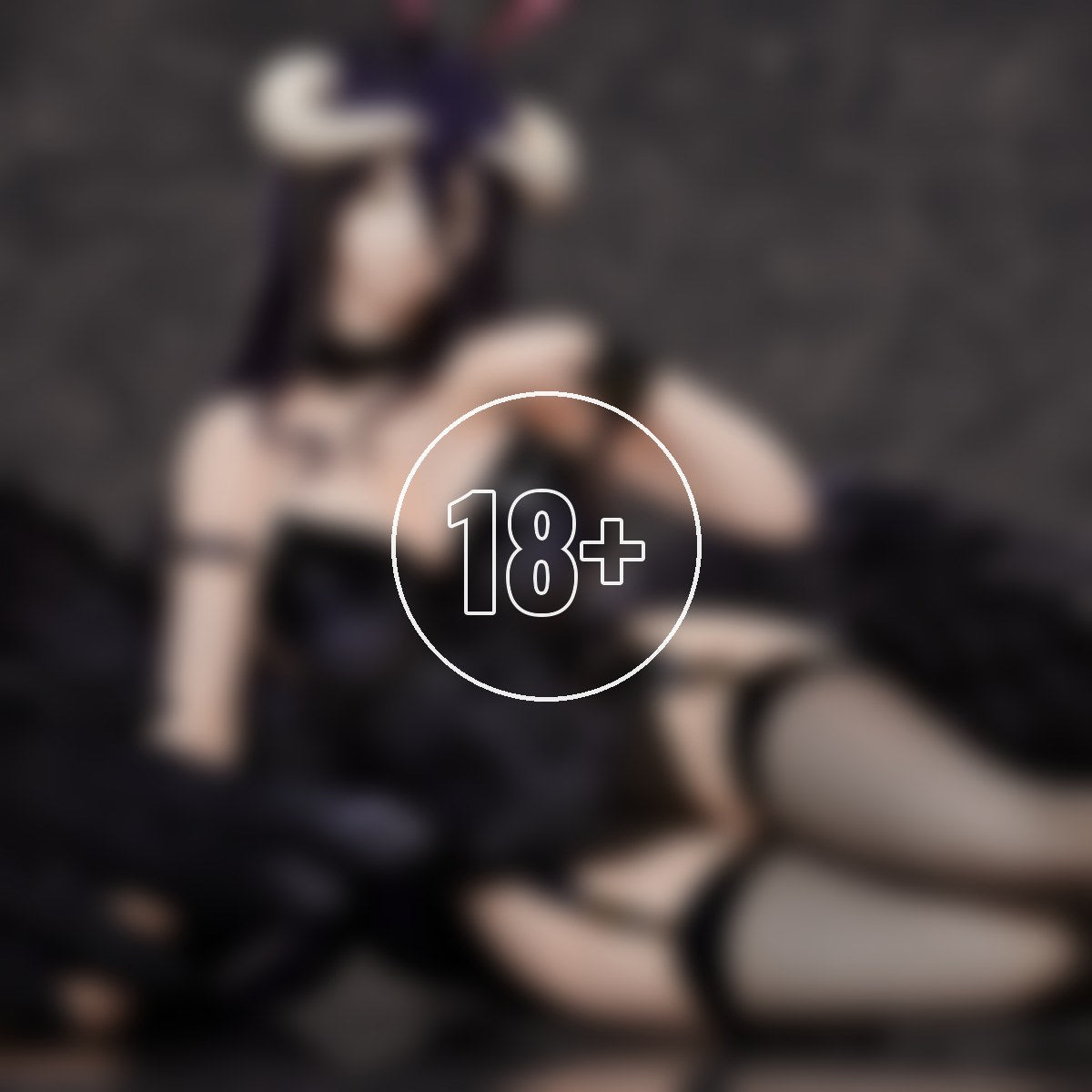 Albedo: Black Bunny Ver. - 18+ adults only cover