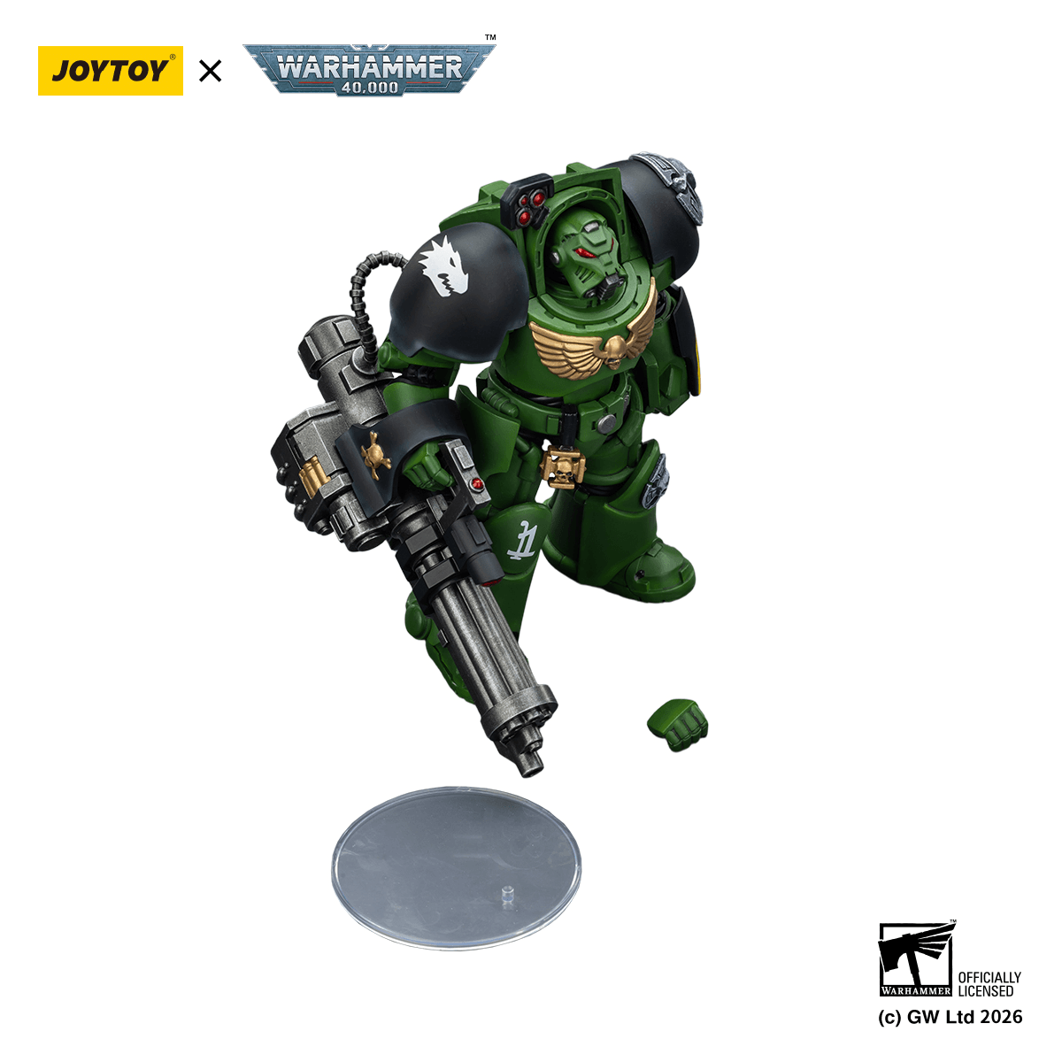 Salamanders Terminator 3 with Power Fist and Assault Cannon | 6927054403233
