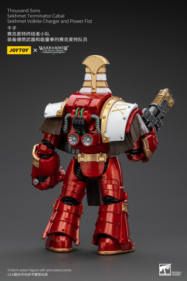 Joy Toy Thousand Sons Sekhmet Terminator Cabal Sekhmet Volkite Charger And Power Fist | 6973130378612