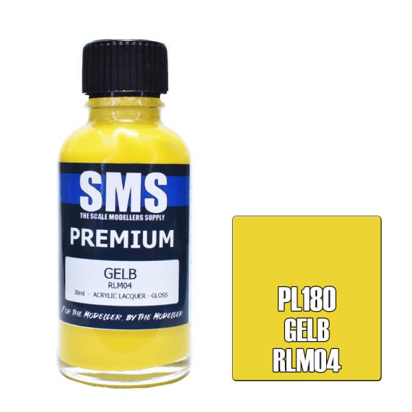 The Scale Modellers Supply (SMS) Premium GELB RLM04 30ml | 787099995362