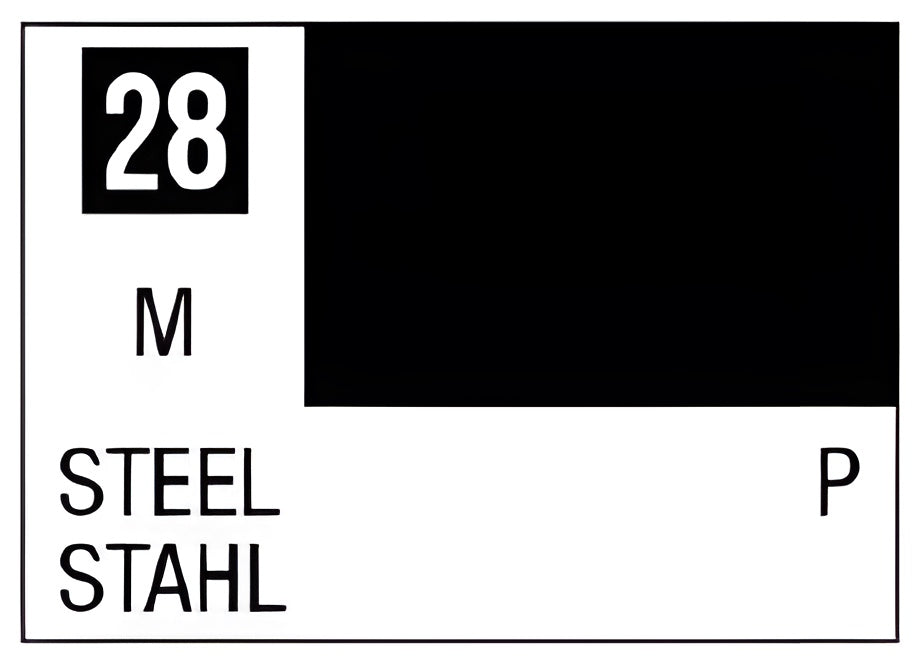 Mr Hobby Mr. Color 28 - Steel (Metallic/Primary)