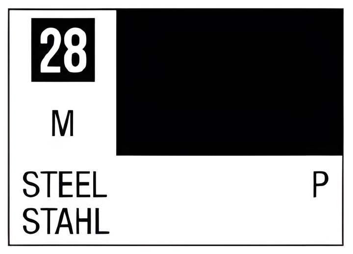 Mr Hobby Mr. Color 28 - Steel (Metallic/Primary)