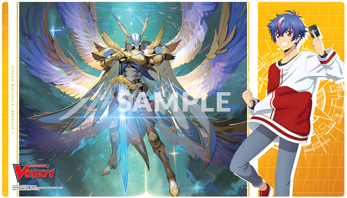 Playmat: Bushi Supplies Rubber Playmat- Cardfight!! Vanguard Divinez- Akina & Rezael Vita