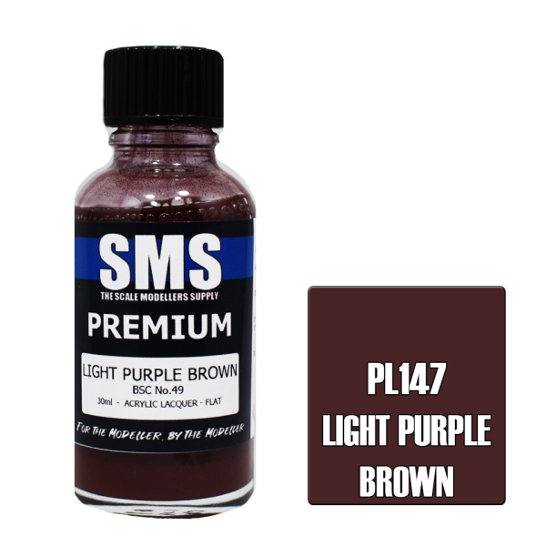 The Scale Modellers Supply (SMS) Premium LIGHT PURPLE BROWN BSC No.49 30ml | 787099994730