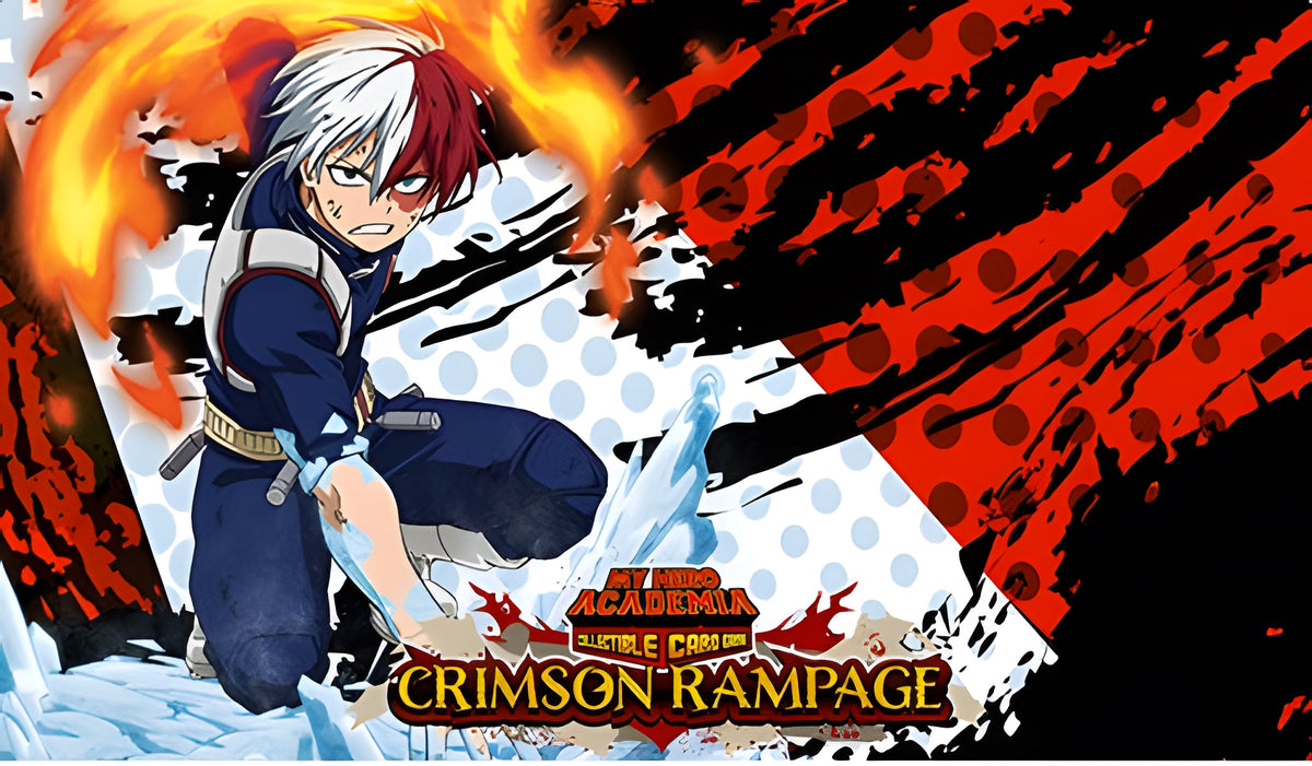 UniVersus CCG: Set 2- My Hero Academia Crimson Rampage- Shoto Todoroki Playmat