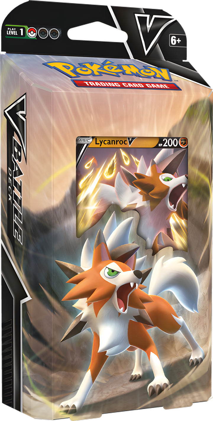 Pokemon TCG: V Battle Decks (Lycanroc V or Corviknight V) 2 Styles