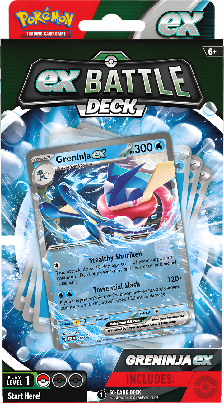 Pokemon TCG: EX Battle Decks (Kangaskhan ex or Greninja ex) 2 Styles