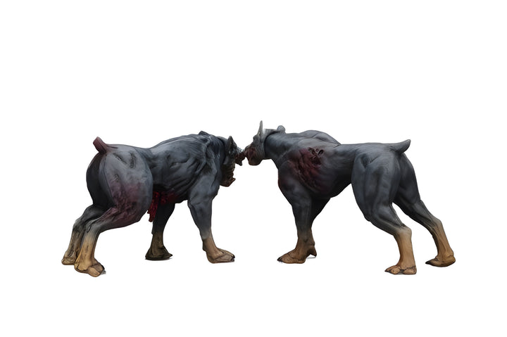 Dark Source Zombie Fiqure Zombie Police Dogs