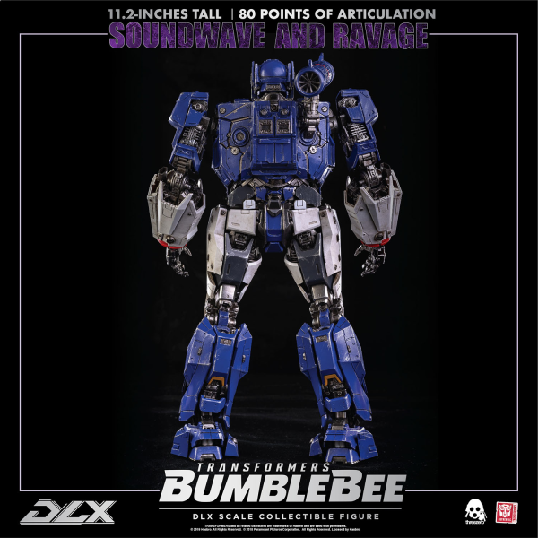 Three Zero Transformers: Bumblebee - DLX Soundwave and Ravage | 4897056202627