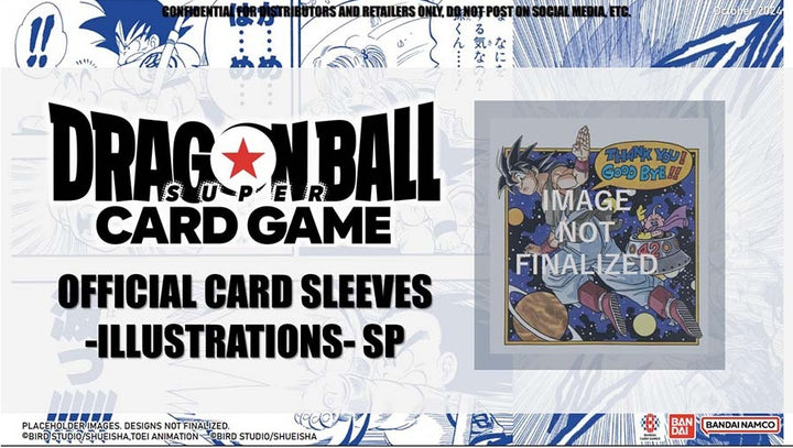 Dragon Ball Super CG Sleeves Manga Collection 12CT Assortment