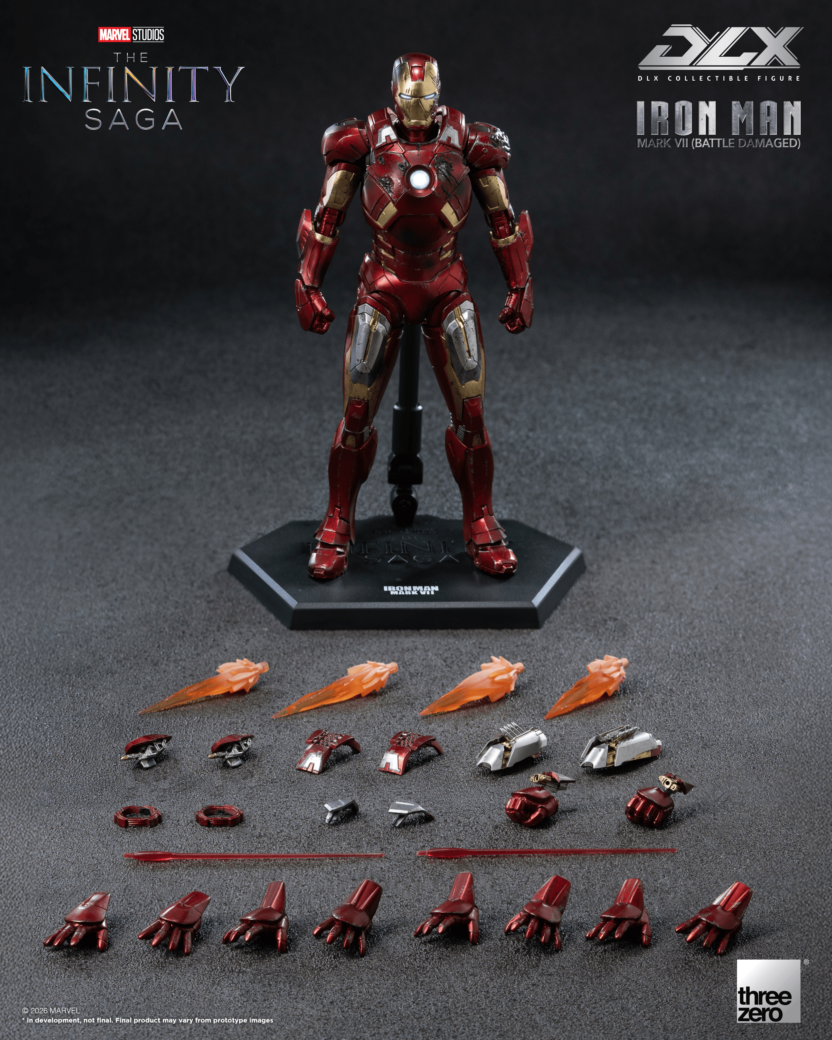 DLX Iron Man Mark 7 (Battle Damaged) | 4895250821385