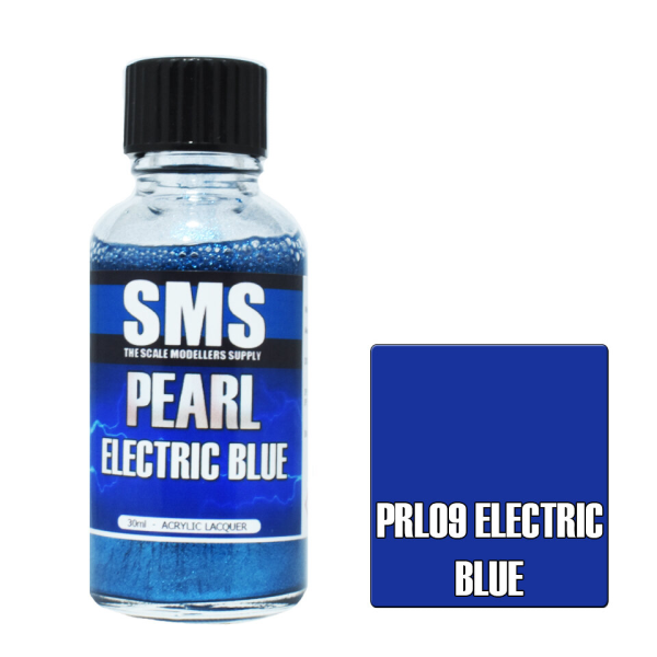 The Scale Modellers Supply (SMS) Pearl ELECTRIC BLUE 30ml | 787099993825
