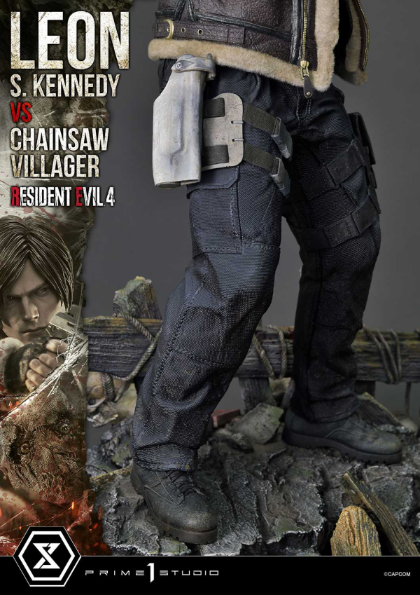 Prime 1 Studio Ultimate Premium Masterline Resident Evil 4 Leon S. Kennedy versus Chainsaw Villager | 4582647120878