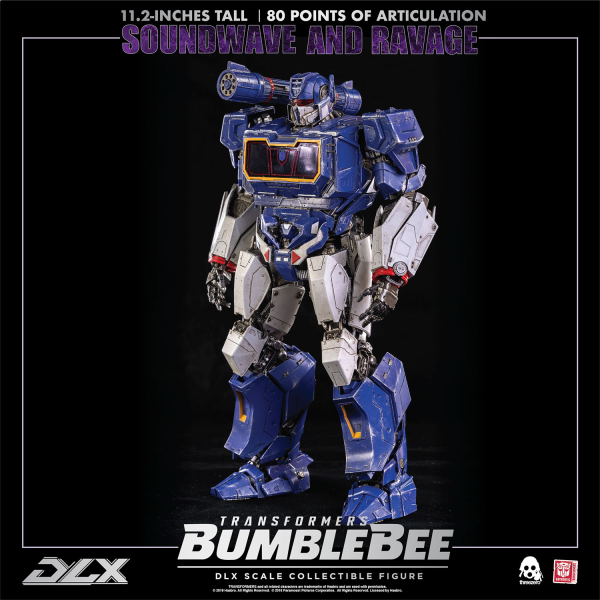 Three Zero Transformers: Bumblebee - DLX Soundwave and Ravage | 4897056202627