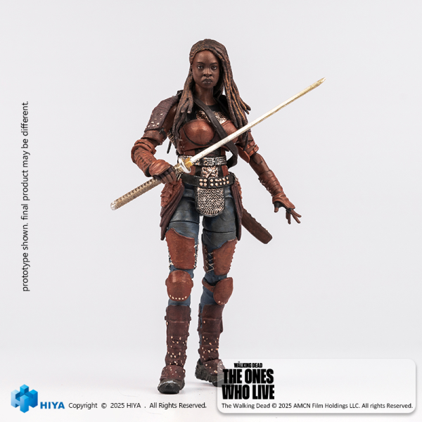 HIYA TOYS Exquisite Mini Series 1/18 Scale The Walking Dead Michonne Action Figure | 6957534203589