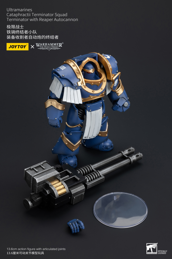 JOYTOY Ultramarines Cataphractii Terminator Squad Terminator with Reaper Autocannon | 6973130377486