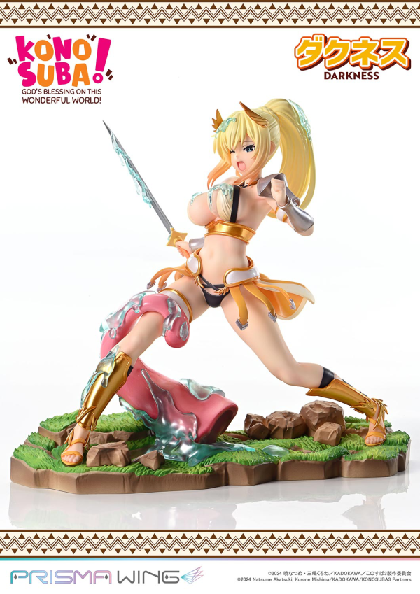 Prime 1 Studio PRISMA WING The anime KONOSUBA -God's blessing on this wonderful world! DARKNESS 1/7 Scale Pre-Painted Figure(4582647121769)