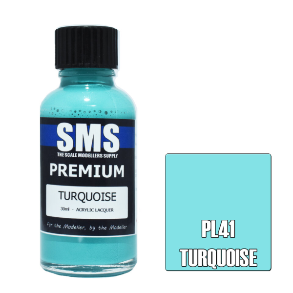 The Scale Modellers Supply (SMS) Premium TURQUOISE 30ml | 707959821228
