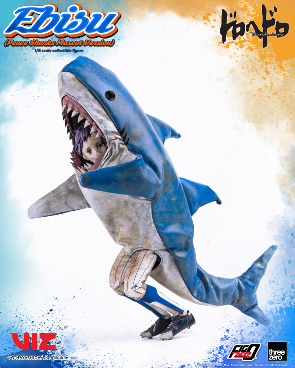 threezero Dorohedoro - FigZero Ebisu (Peace Sharks Mascot Version) | 4895250815391
