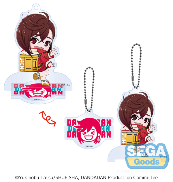 SEGA TV Anime DAN DA DAN Chibi Acrylic Keychain Stand | 4582733451473