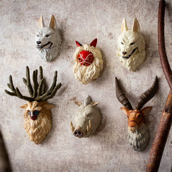 Princess Mononoke Face Magnet Blind Box "Princess Mononoke" (Box/6) | 4990593425365