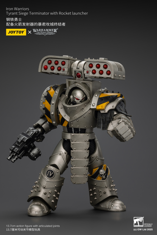 JOYTOY lron Warriors Tyrant Siege Terminator with Rocket launcher | 6927054401475