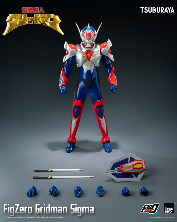 threezero Gridman the Hyper Agent: Revenge of Neo Evil Lord - FigZero Gridman Sigma | 4895250815858