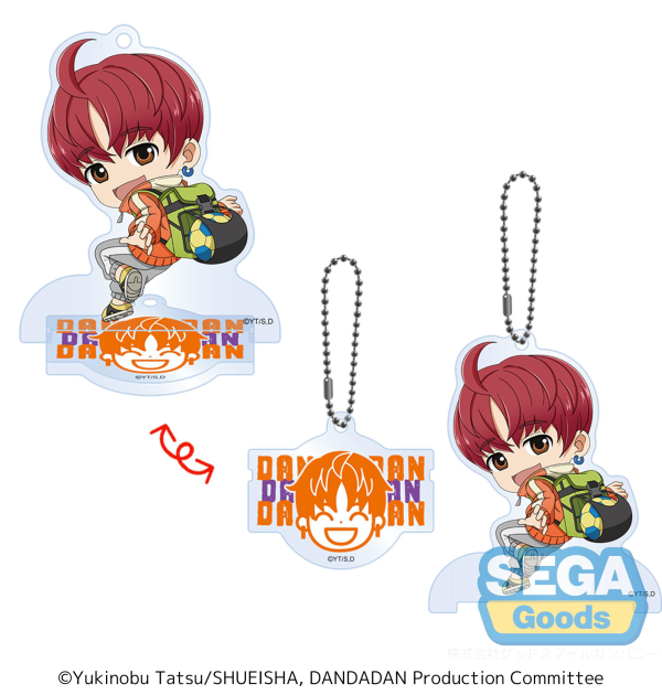 SEGA TV Anime DAN DA DAN Chibi Acrylic Keychain Stand | 4582733451473