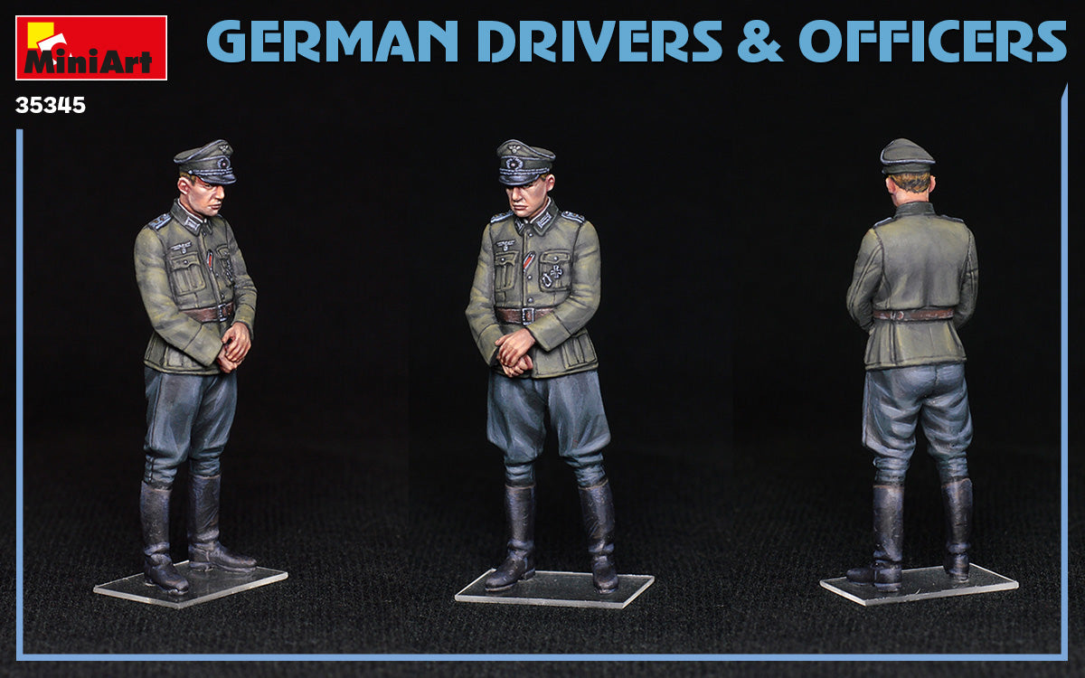 MiniArt 1/35 German Drivers & Officers | 4820183313638