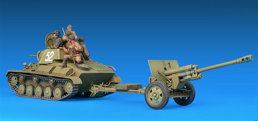 MiniArt Soviet T-70 M & ZiS -3 w/ Crew (1/35) | 4820041101094