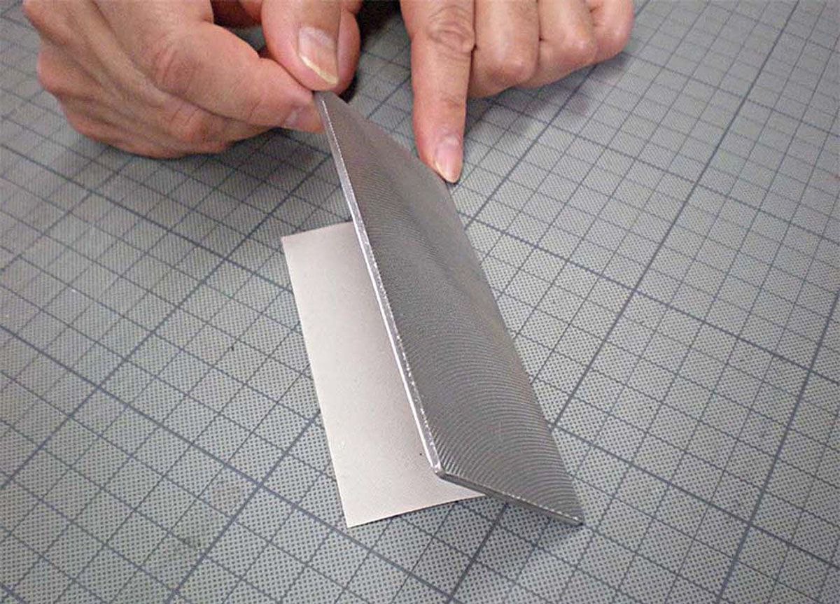 Shimomura Alec Itasan-Combi Stainless Steel Table File
