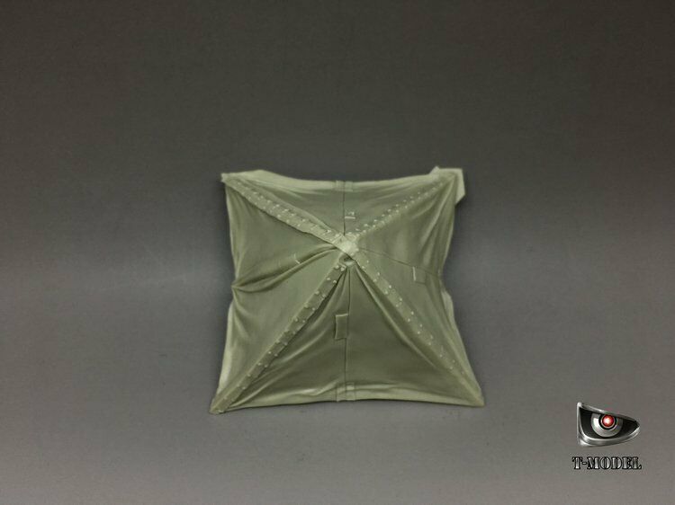 T-Model 1/35 WWII German Zeltbahn M1931 Shelter Quarter & Barrel Canvas Cover Resin Kit